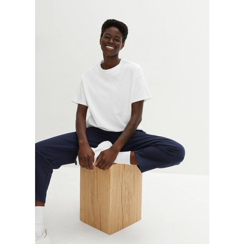 bonprix Oversize-tričko z ťažkej kvality z bio bavlny, farba biela 48958533