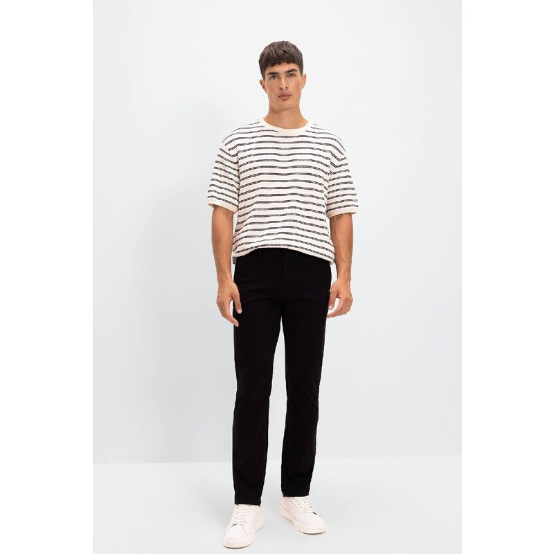 DEFACTO Canvas Chino Pants Standard Fit 4 Pocket Cotton Flexible 64649258