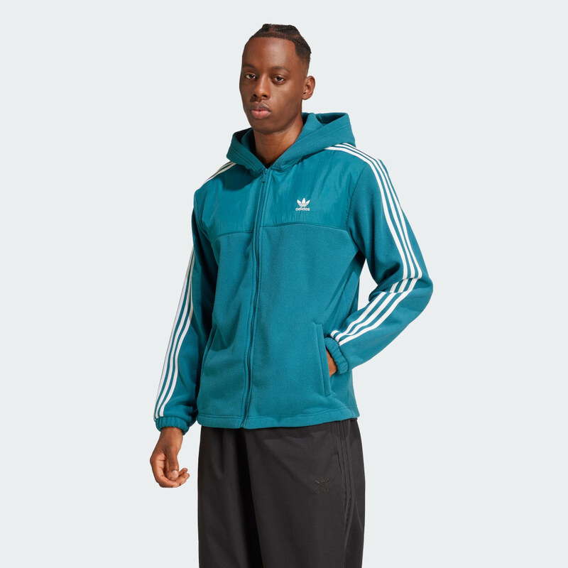 Adidas Mikina s kapucňou Adicolor 3-Stripes Teddy Fleece 65457581