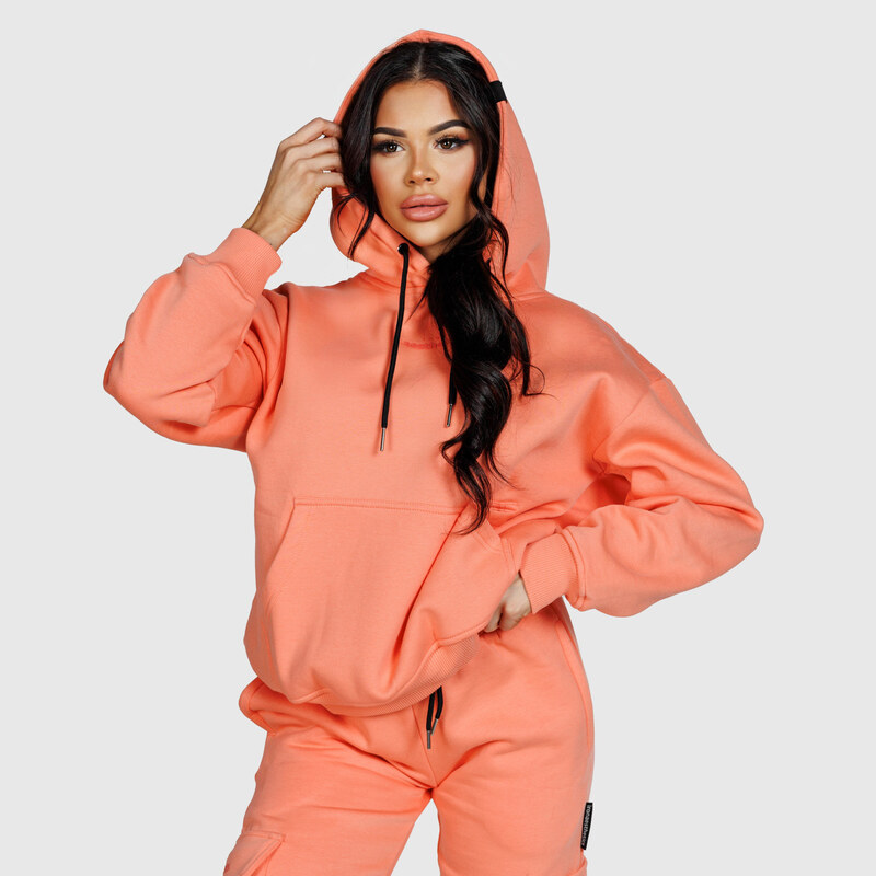 Dámska mikina Iron Aesthetics Cargo, lososová 58251233