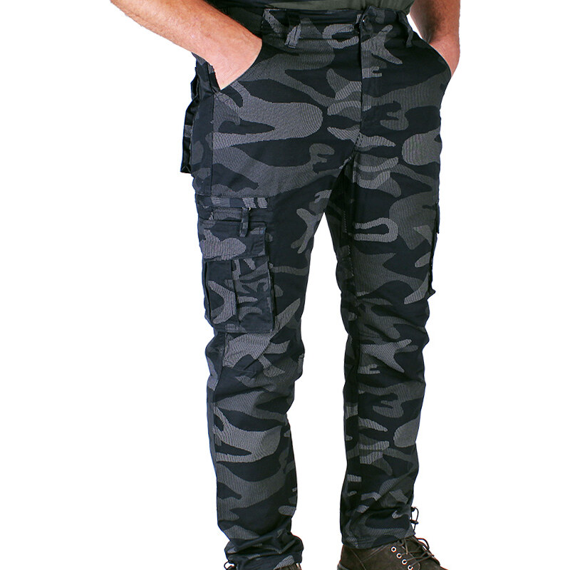 Pánske nohavice zateplené night camo Z2022M-13 16957394