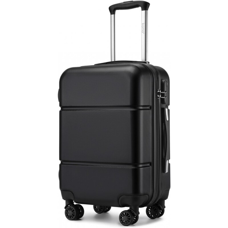 KONO Kufor - praktický na cesty, ABS s kolieskami, ver.2, čierny 58254211