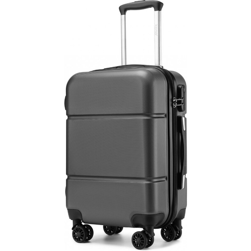 KONO Kufor - praktický na cesty, ABS s kolieskami, ver.2, šedý 58254210