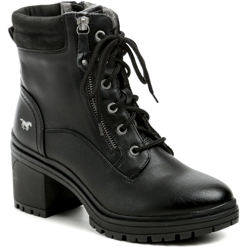 Mustang 1409-506-9 čierna dámska zimná obuv 58255238