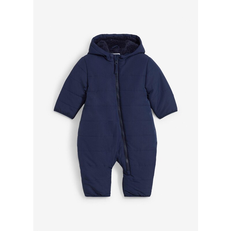 bonprix Detské otepľovačky s kožušinkovou podšívkou, farba modrá 58272110