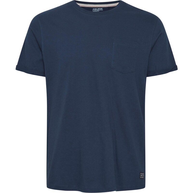 BLEND Tričko Nasir tmavomodrá 49031046