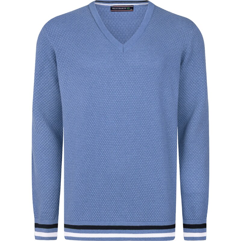 Felix Hardy Sveter zafírová / tmavomodrá / biela 58259166