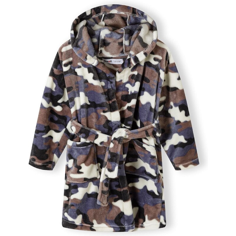 MINOTI Župan modrá / hnedá / čierna / biela 58259290