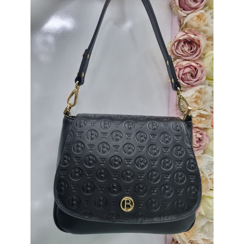 E-shop Katrins Fashion Kožená Crossbody kabelka BAGGER
