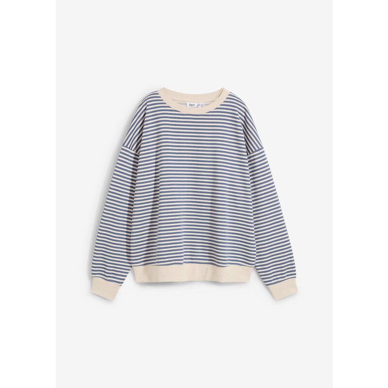 bonprix Oversize-mikina, farba modrá 58366420