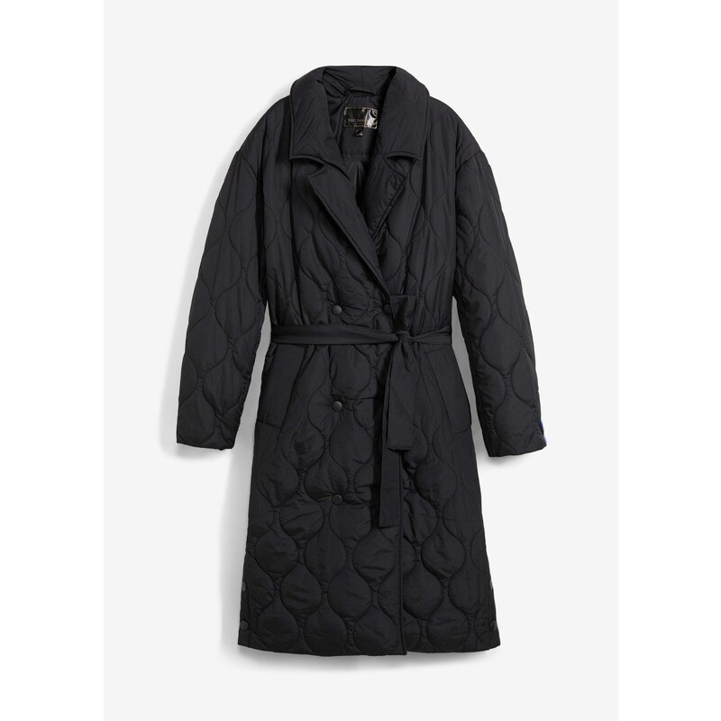 bonprix Prešívaný blejzrový kabát, farba čierna 58271927