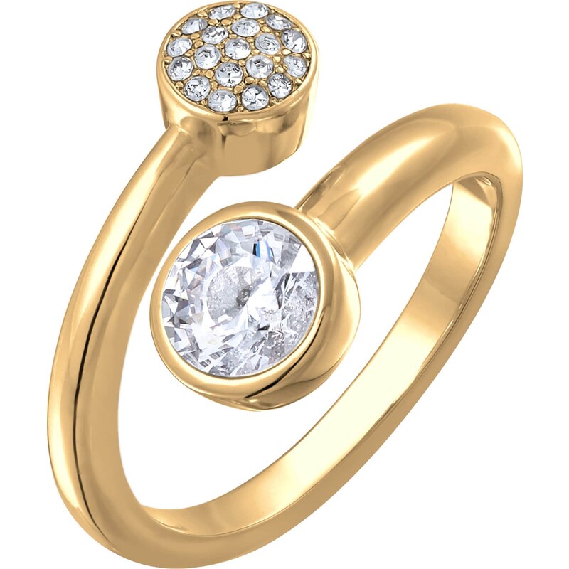 ELLI Prsteň zlatá / priehľadná 58275849