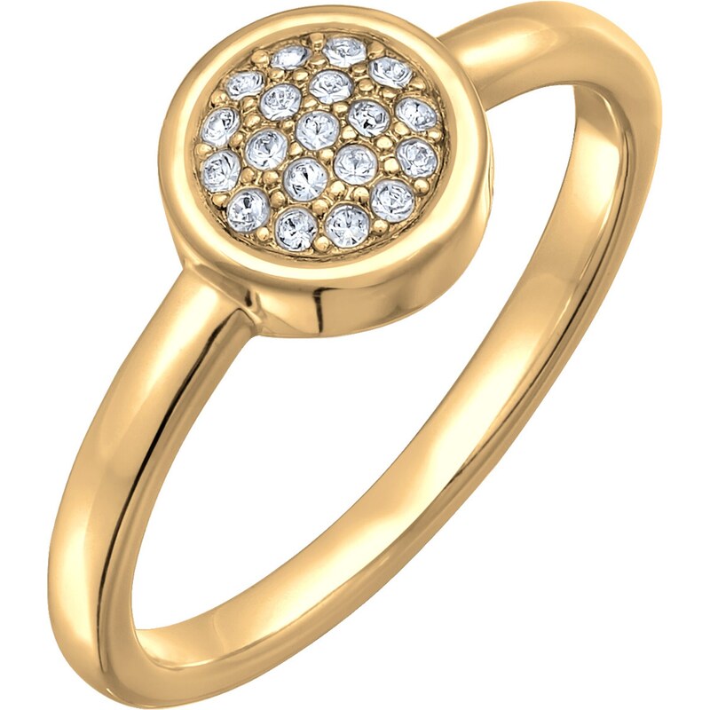 ELLI Prsteň zlatá / priehľadná 58275844