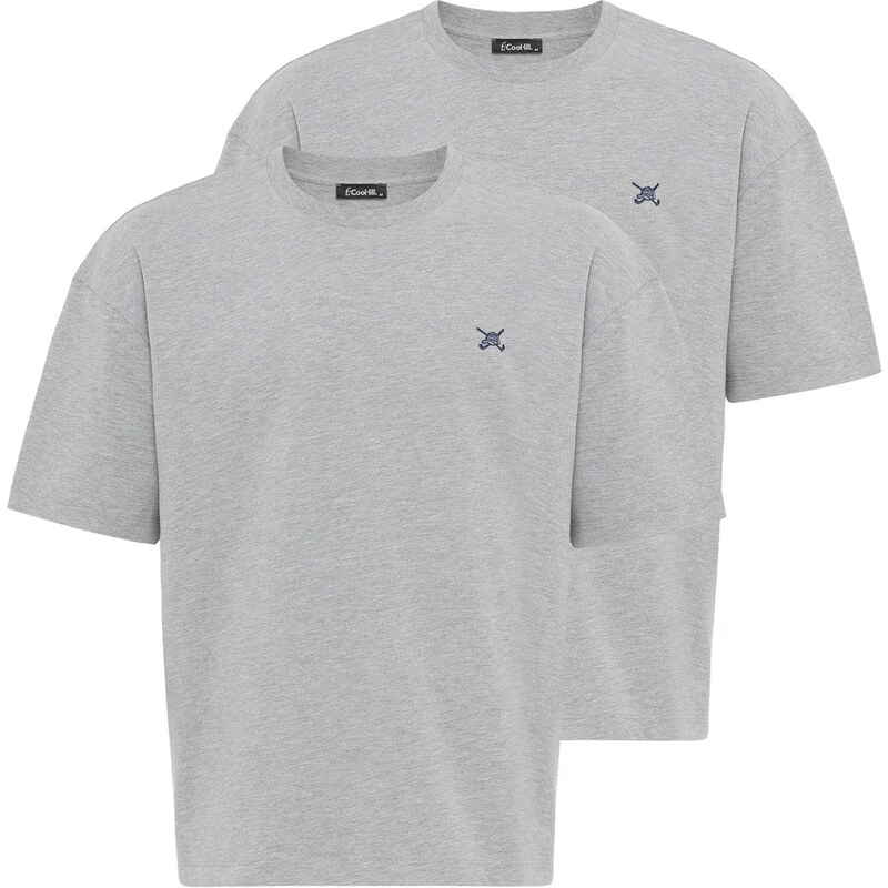 Cool Hill Tričko sivá melírovaná 60440147
