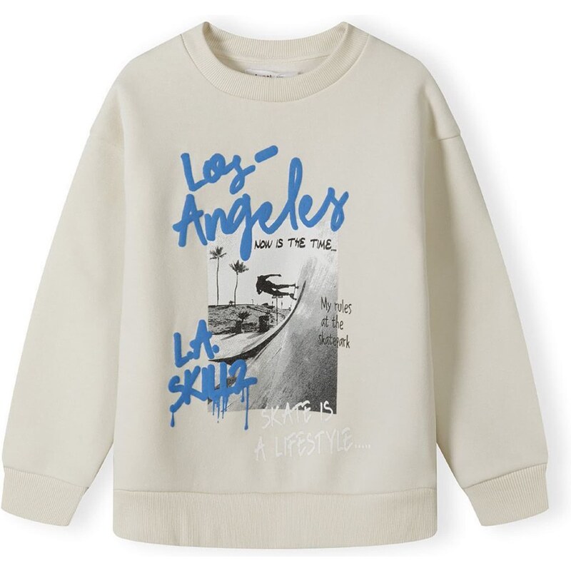 MINOTI Mikina béžová / piesková / modrá / čierna 58275959