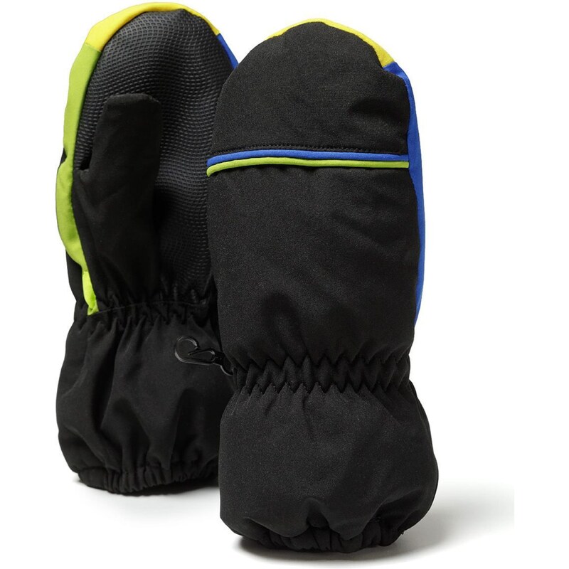 MINOTI Rukavice modrá / žltá / čierna 58275993