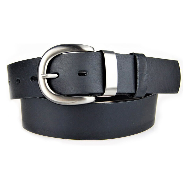 Dámsky kožený opasok čierny (KPP7) 58278830