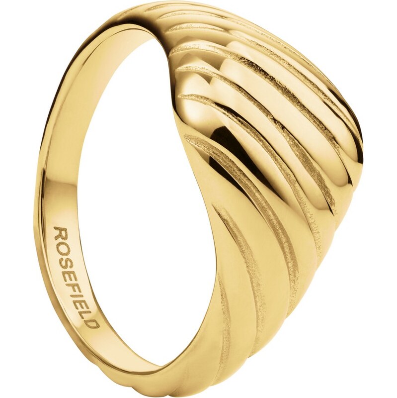 Pozlátený oceľový prsteň Rosefield 64843923