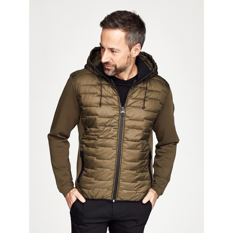 Pánska olivová prechodná bunda s kapucňou NEW CANADIAN 58293080