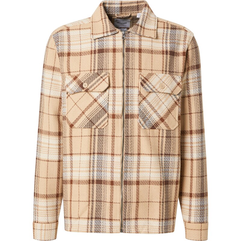 Only & Sons Prechodná bunda ONSPRESTON tmavobéžová / hnedá / 58296160