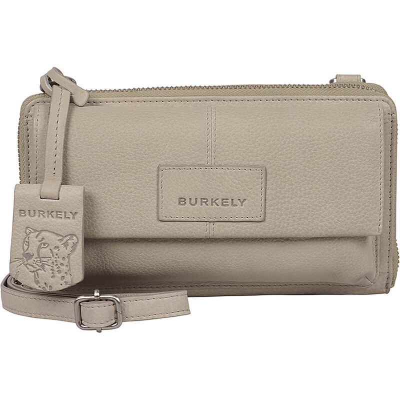 Dámska kožená crossbody kabelka s peňaženkou Burkely Biddy - svetlo 58297858
