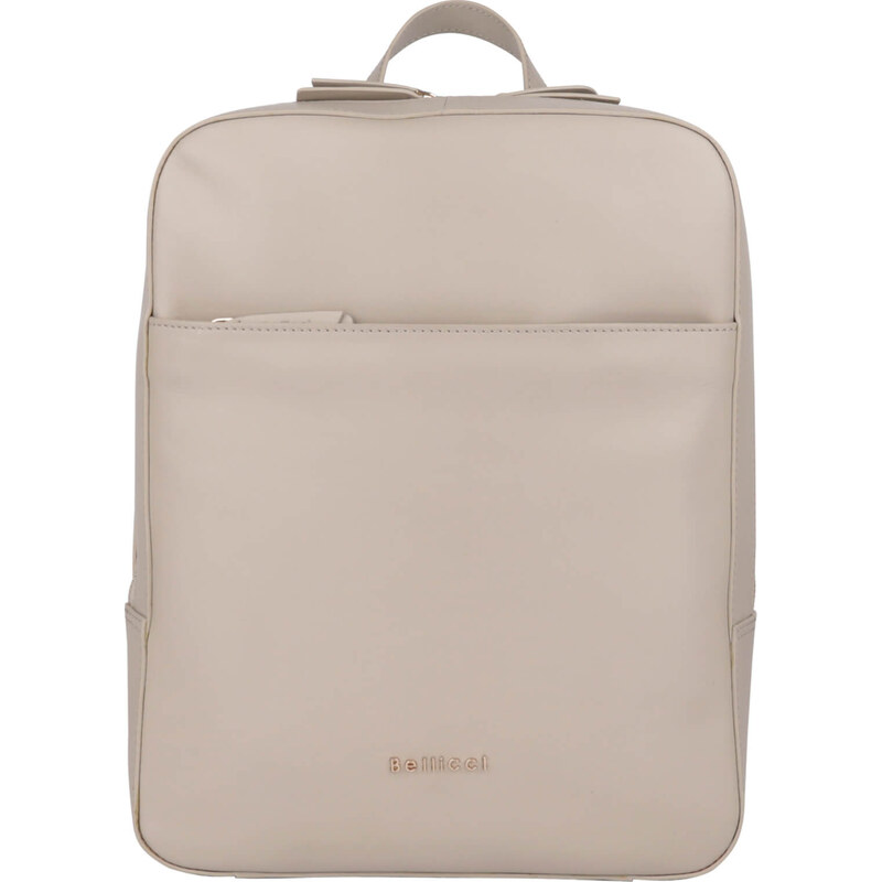 Dámsky kožený batoh Bellicci Miley - béžová 58297920