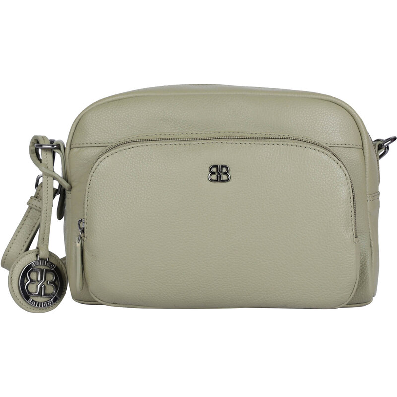 Dámska kožená crossbody kabelka Bellicci Norra - zelená 58297928