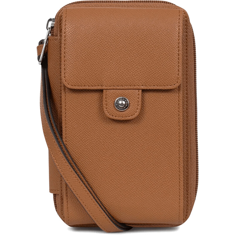 Dámska kabelka na mobil a doklady Hexagona Stella - hnedá 58297948