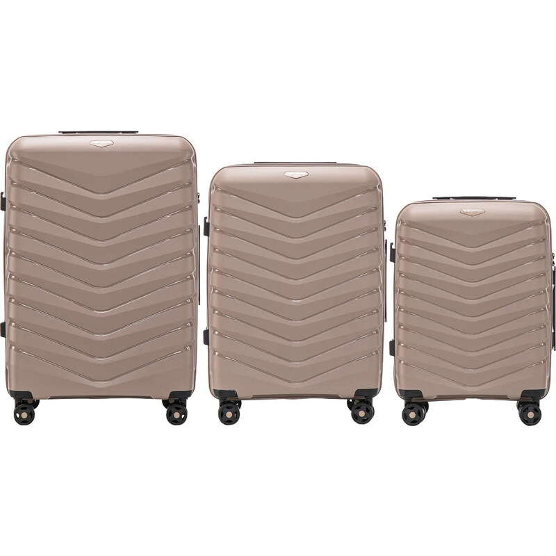 Champagne sada troch kufrov Phinx PHX01-3, Set of 3 Wings POLIPROPYLÉN 58299102