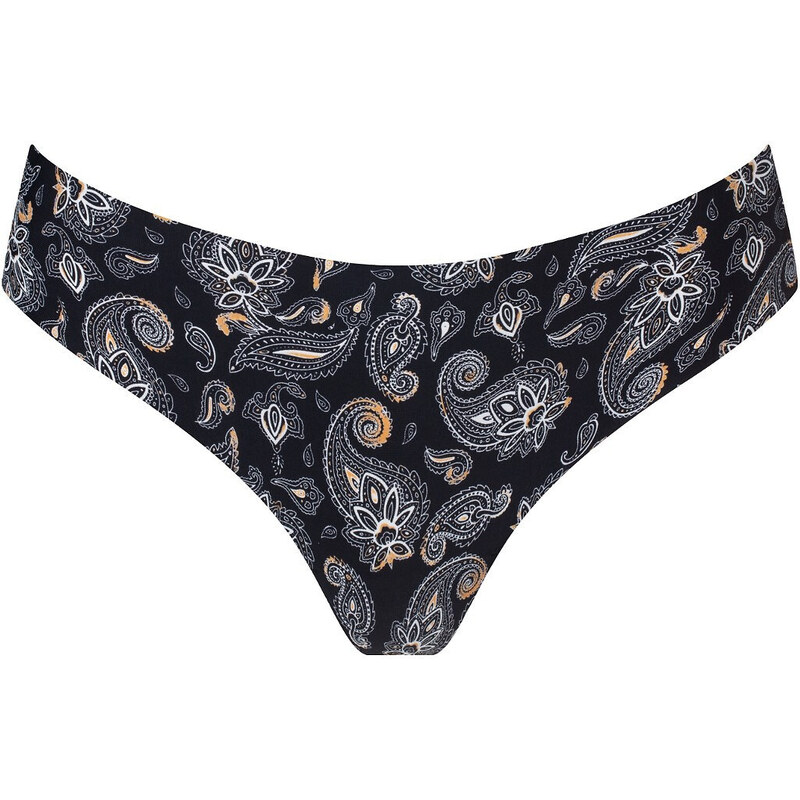 Dámske nohavičky Paisley Simple Brasil Black so vzorom - Julimex 61559522