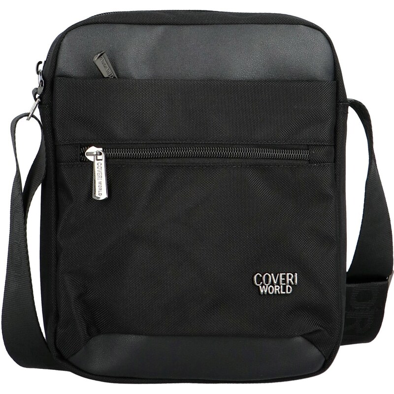 Coveri World Pánska crossbody taška čierna - Coveri Hoang čierna 58324740