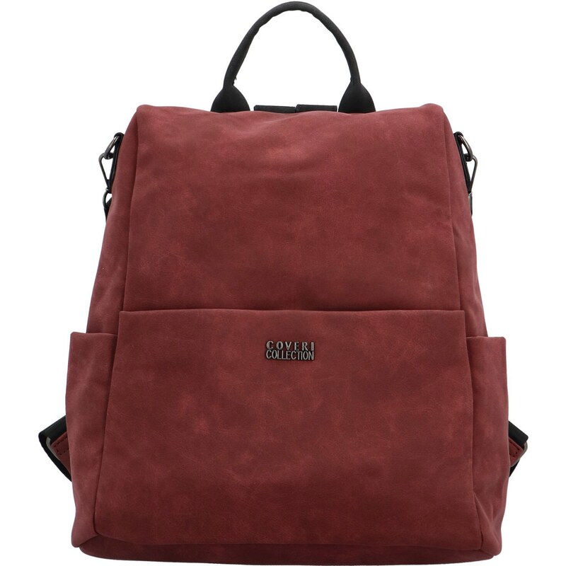 Coveri World Dámsky kabelko/batoh vínový - Coveri Lampros vínová 67384239
