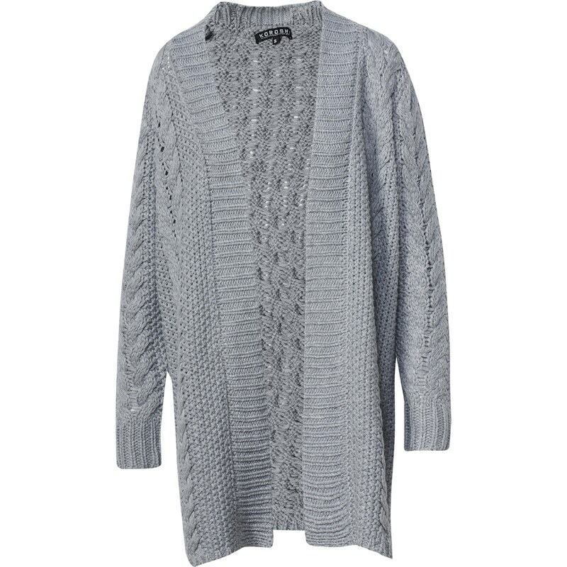 KOROSHI Kardigán sivá 58306354