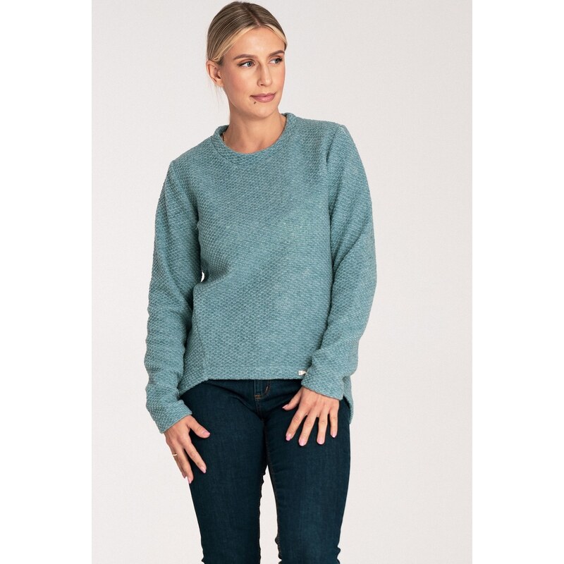 FIGL Dámsky mätový asymetrický sveter M1044 mint 58321570