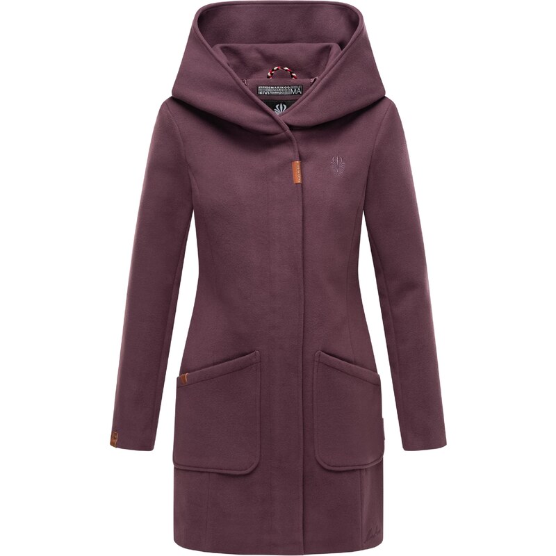 MARIKOO Prechodný kabát Maikoo slivková 58306539