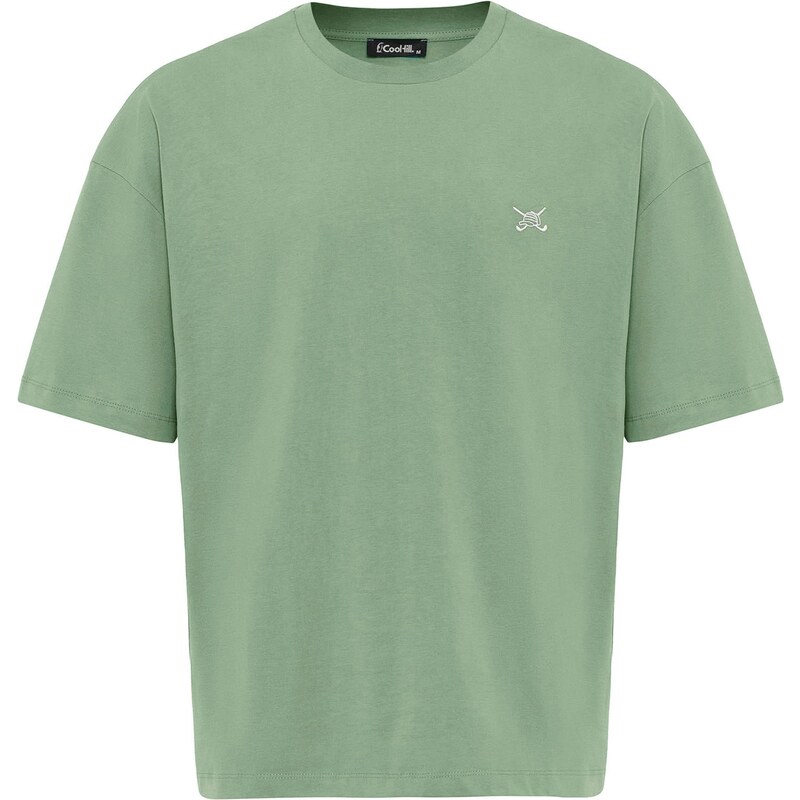 Cool Hill Tričko zelená / biela 60440216