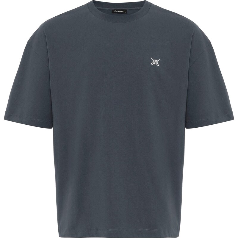 Cool Hill Tričko antracitová / biela 60440214