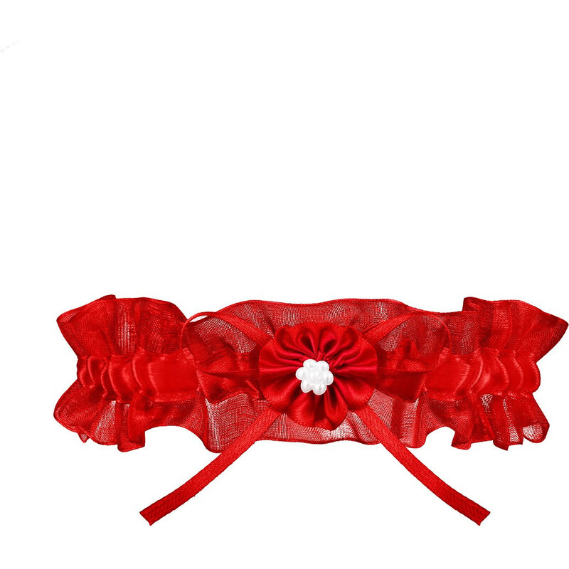 Dámske podväzky PW-108 Fargo Red - Julimex 58310235