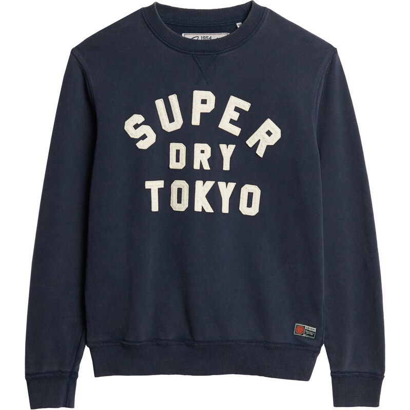 Superdry & Co Mikina námornícka modrá / biela 68324407