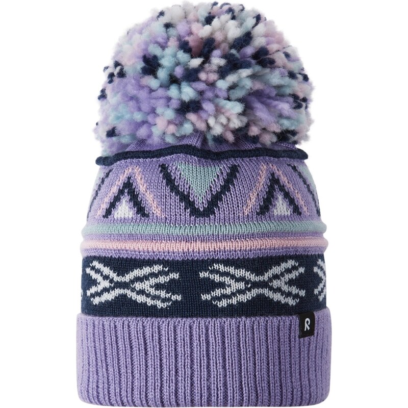 Detská zimná čiapka Reima Kirjoen fialová 58312178