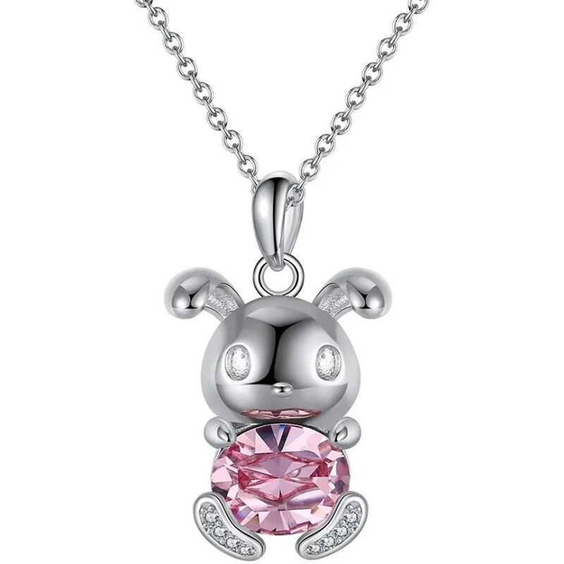 MAJYA Strieborná retiazka s príveskom BUNNIE 11220 64582194