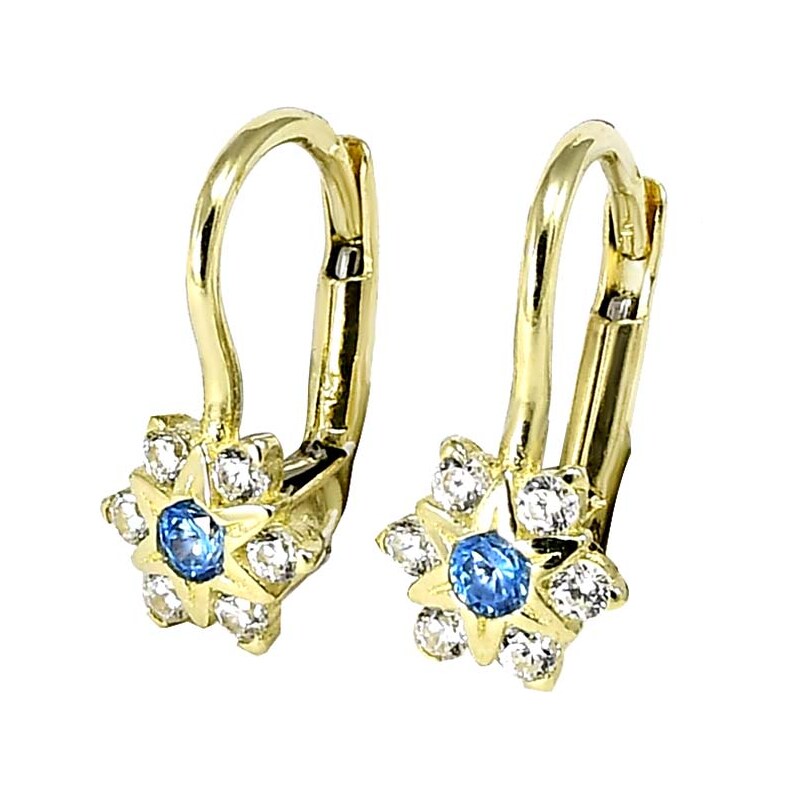 zlaté náušnice detské Glare 91 51197082