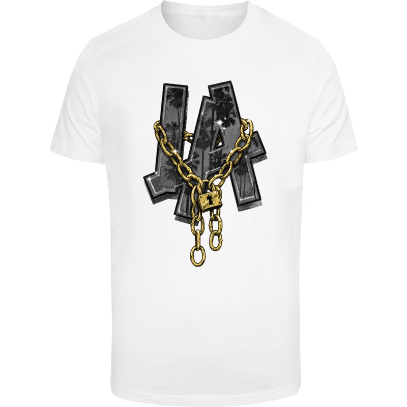 Mister Tee Mens T-shirt LA Chains white 58315207