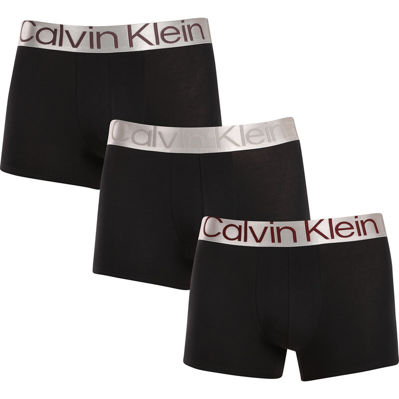 Poškodený obal - 3PACK pánske boxerky Calvin Klein čierne (NB3130A-Q0K 68218479