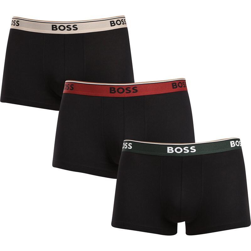 3PACK pánske boxerky BOSS čierné (50517827 968) 58312798