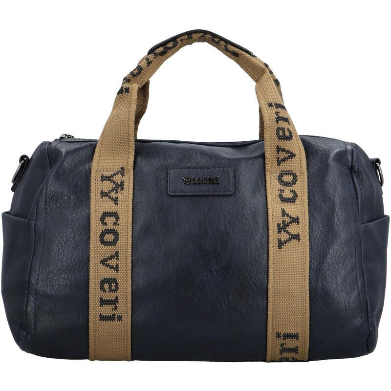 Coveri Dámska koženková víkendová taška Anola new, tmavo modrá 64831905