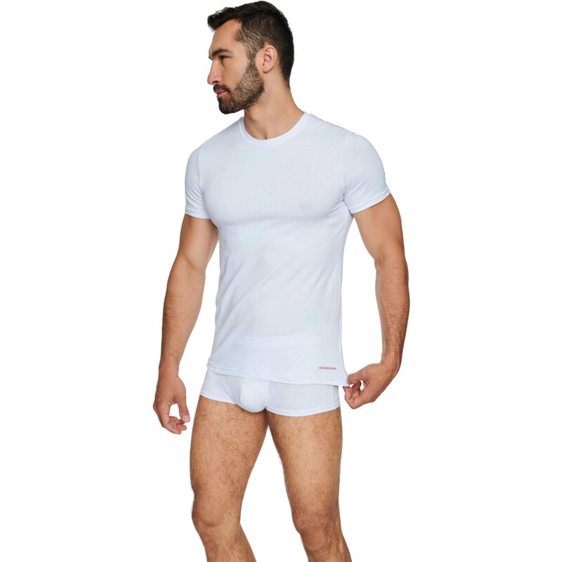 HENDERSON Pánske tričko 18731 Bosco white 58325542