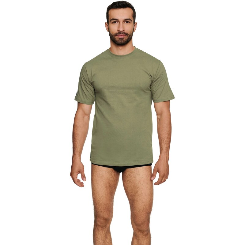 HENDERSON Pánske tričko 19407 T-line olive 58325548