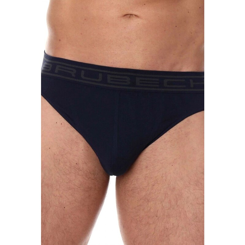 BRUBECK Pánske slipy 00290A dark blue 58325556