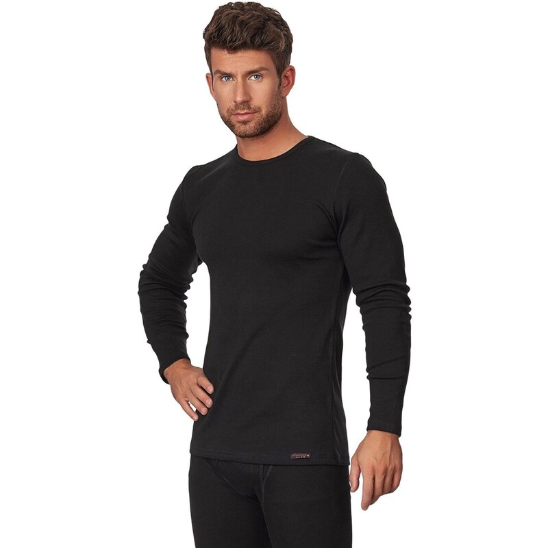 CORNETTE Pánske tričko 214 Authentic black plus 58325594